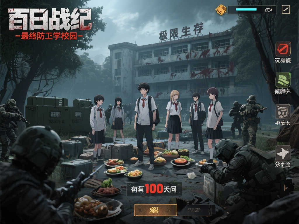 挑战‘极限’与‘绝望’的100天倒计时——《百日战纪 -最终防卫学园-》今日震撼上线！